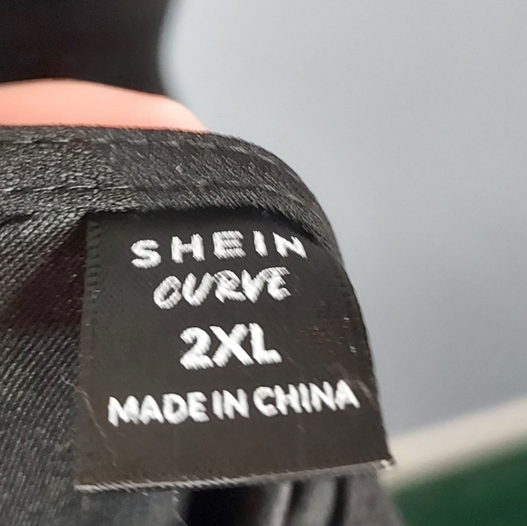 Shein Curve Size 2XL Black Dress Long Sleeve Cocktail Dress - Picture 5 of 6